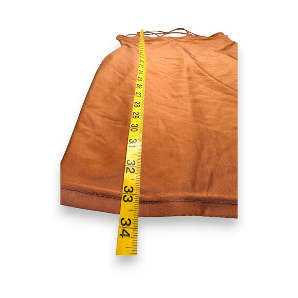 NWT Fashion Nova Nina Rust Double-Lined Body-con Dress Size Large - Picture 6 of 9